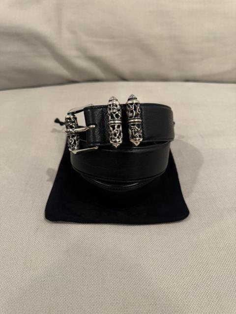 Chrome Hearts Leather Roller Belt