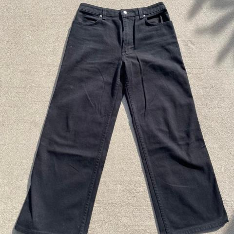 Eckhaus latta wide leg denim