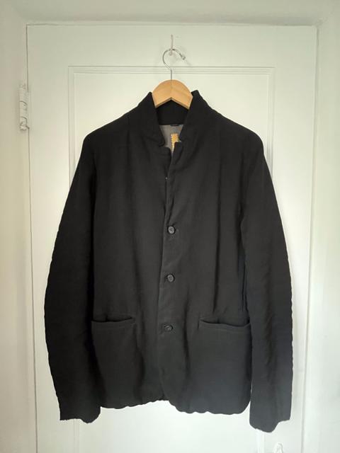 H Blazer, 3 Button, Triple Crepe, Black, Tagged 50
