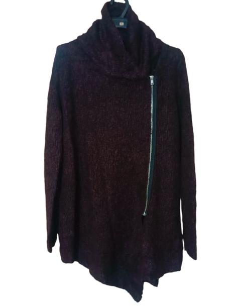 Mohair Silk Asymmetric Long Cardigan H&M