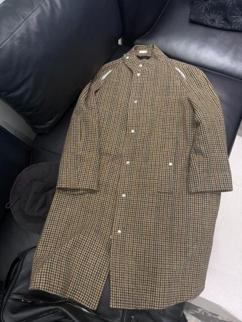 Stefan Cooke Houndstooth Long Wool Coat BBBB11