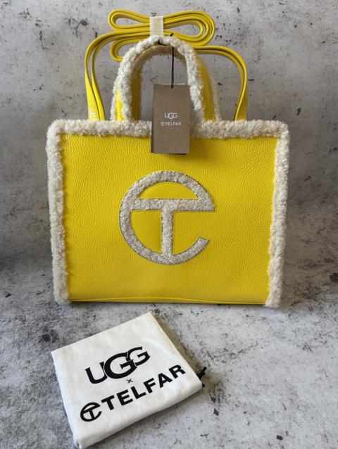 UGG X TELFAR MEDIUM SHOPPER CRINKLE YELLOW TAX