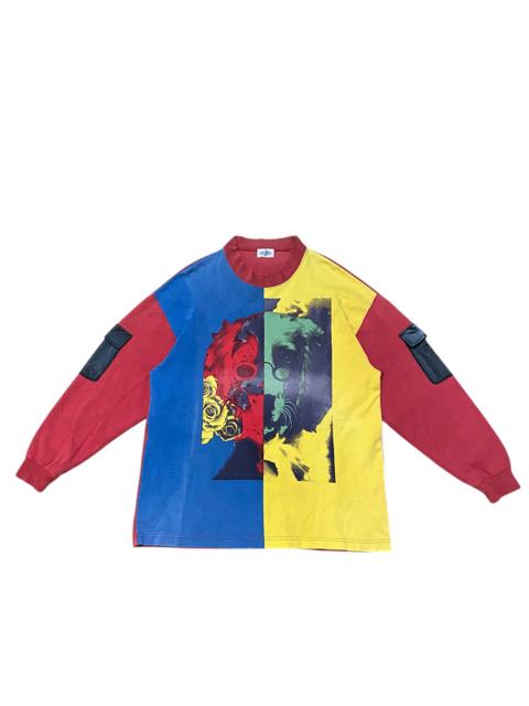 Vintage 90s Kansai Impact Colour Block Pop Art Design