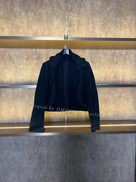 Hyein Seo Black Cropped Technical Jacket