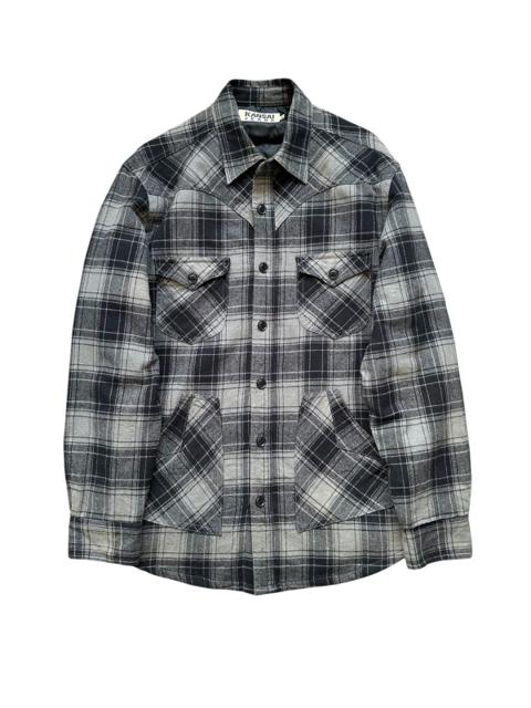 🔥Avantgarde🔥 00's Kansai Jeans plaid quilted jacket