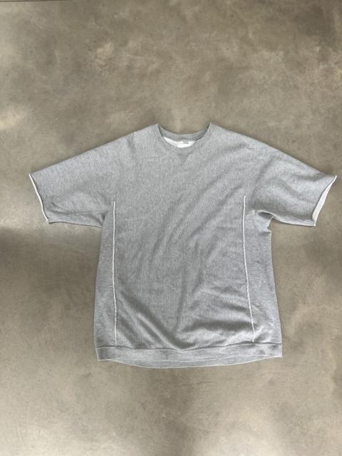 oversized crew neck s/s sweatshirt