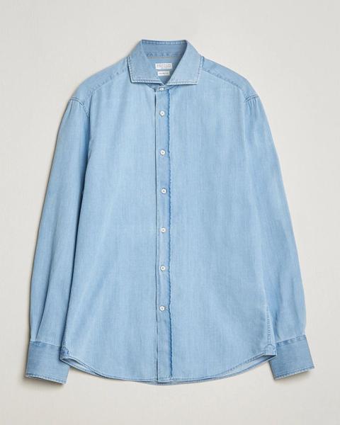 Brunello Cucinelli Chambray denim shirt