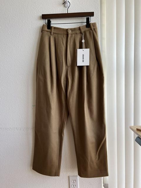 Pleated Trousers Camel XS
