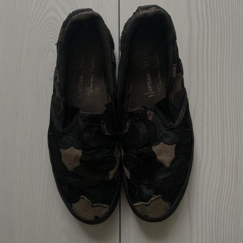 number nine aw03 crying heart patchwork shoes
