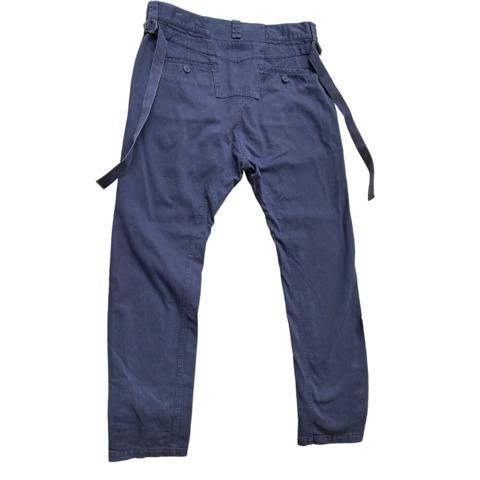 alexandre plokhov pants diagonal front drop crotch skinny