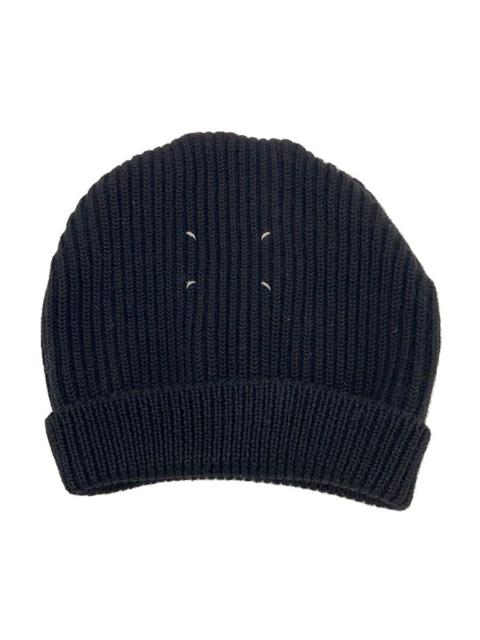 00s Vitnage Maison Margiela 4 Stitch Beanie Black