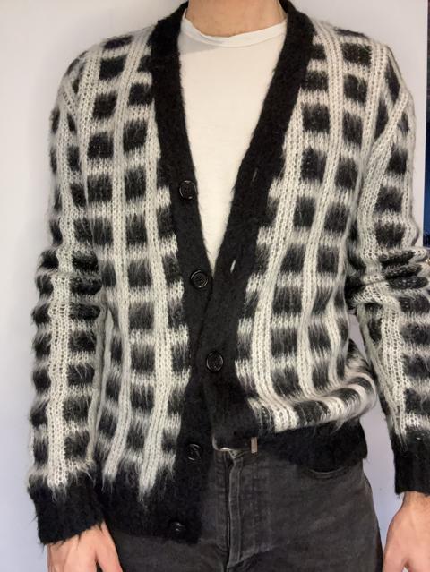 Fuzzy Mohair Cardigan