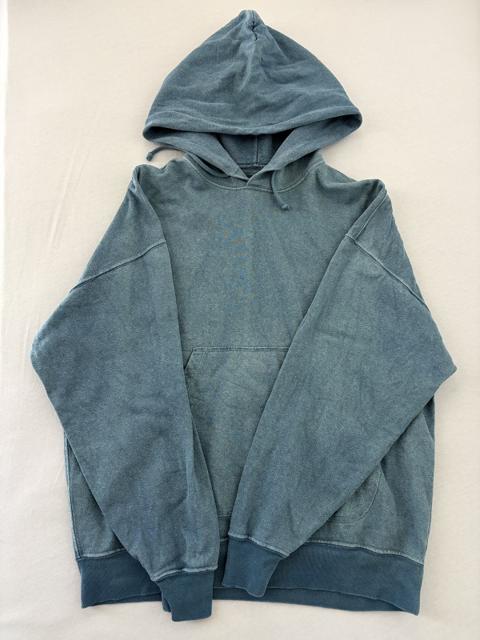 Hooded Sweatshirt - Natural Indigo Dye