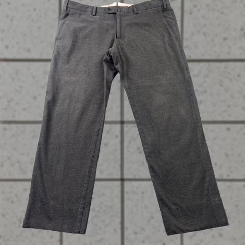 Loro Piana Pants Mens Regular Gray Cotton Blend Chino 50 act 35x26 Italy