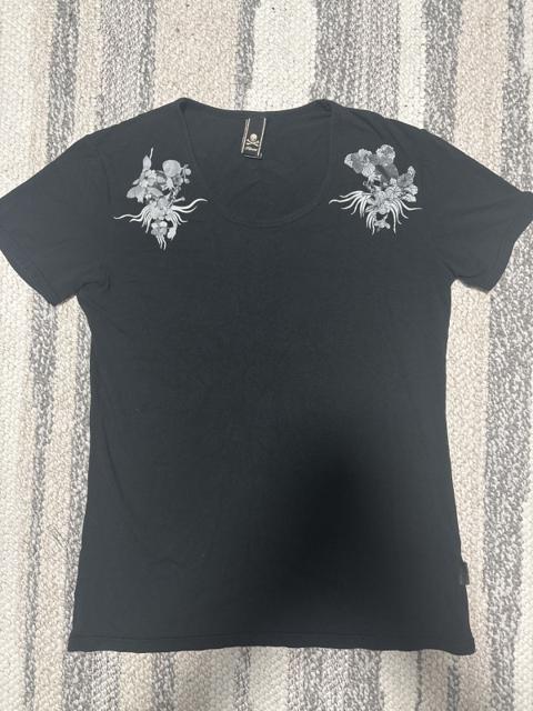Roen floral skull T shirt