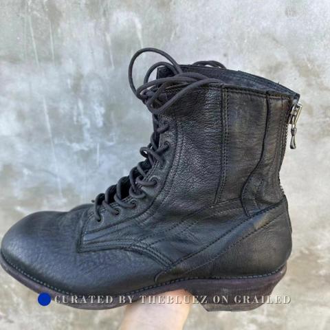 JULIUS-7 Distressed Leather Boots