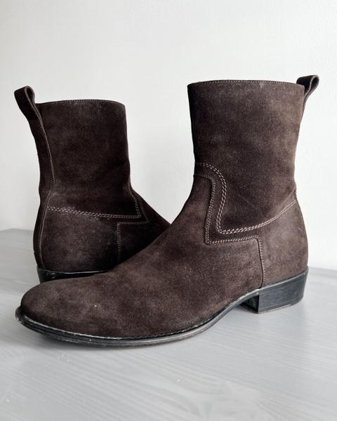 Dior Homme by Hedi Slimane AW2007 Navigate Suede Boots