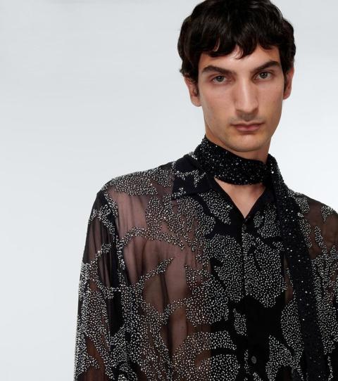 Clasen embroidery shirt