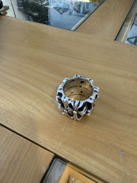 2003 Chrome Hearts square cemetery ring