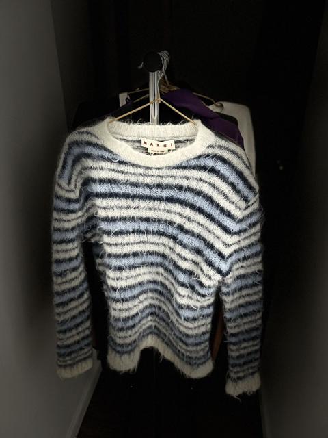 marni mohair striped sweater