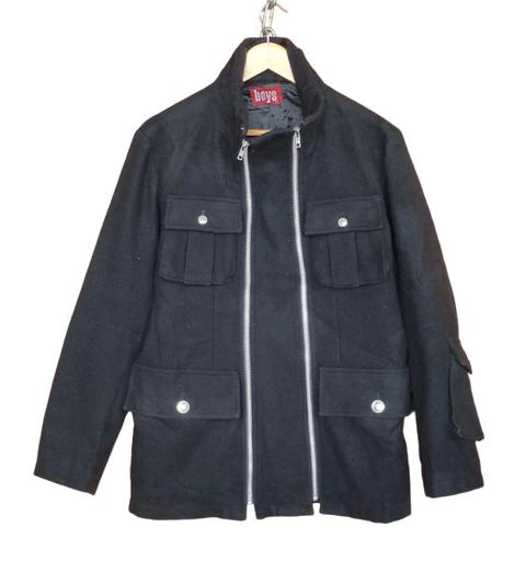 BATSU BOYS Wool Zippers Multi Pocket Jacket