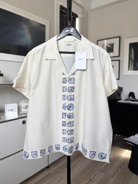 BODE SILK SKI RESORT BUTTON UP SHIRT