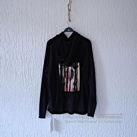 SFtM 21.2 Beast Phantom Distressed Stitching Hoodie 50/