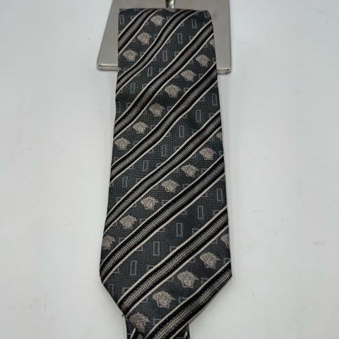 Gianni Versace Medusa Head Silk Tie