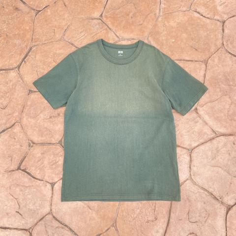 Thrashed Faded Lemaire x Uniqlo ERD GRUNGE PLAIN TEE