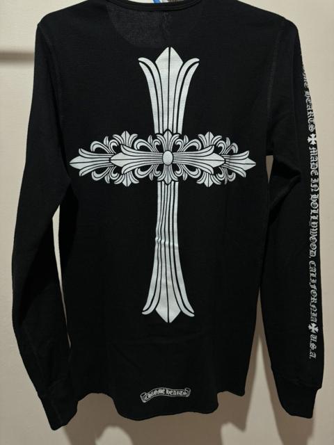 RARE CHROME HEARTS FLORAL CROSS LONGSLEEVES