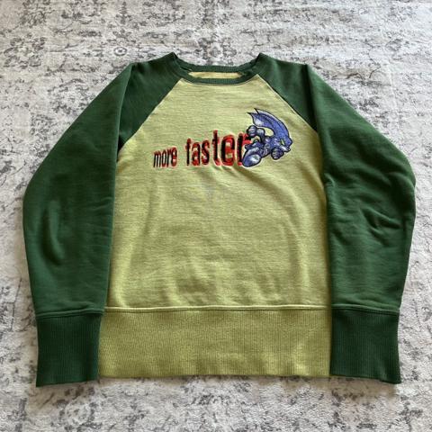 Beauty:Beast AW98 Dark Knight More Faster Raglan Crewneck