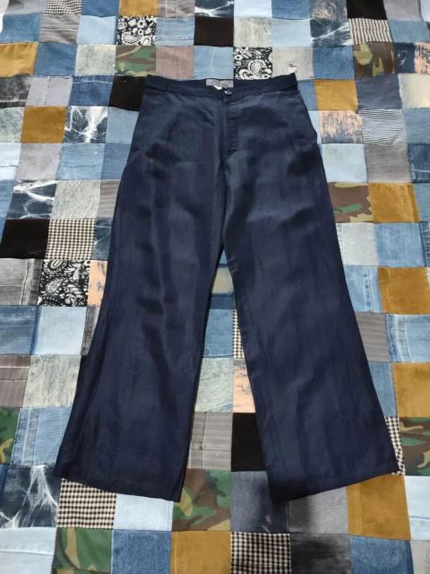 Yohji Yamamoto + Noir Rayon & Ramie Material Pants