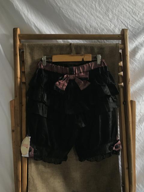 H.Naoto FRILL Gothic Ribbon Short Pants