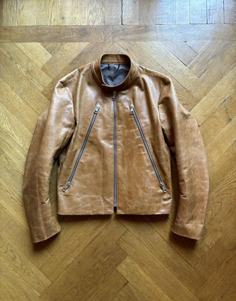 Maison Martin Margiela SS 2001 5-Zip Leather Jacket