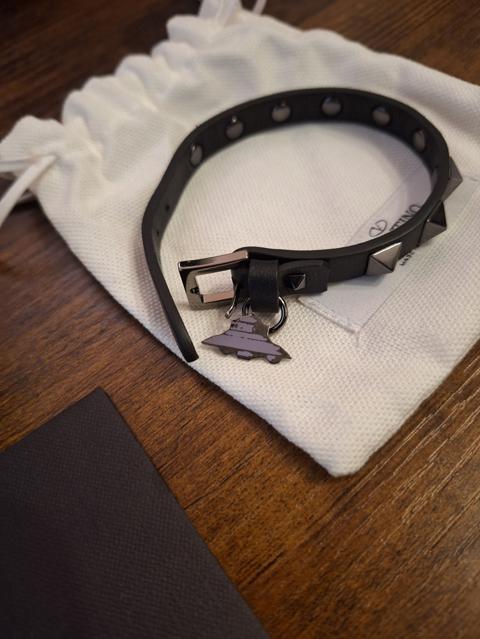 Valentino Undercover Jun Takahashi UFO Leather Bracelet