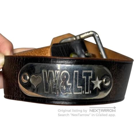 Walter Van Beirendonck Brown Distressed Necklacei