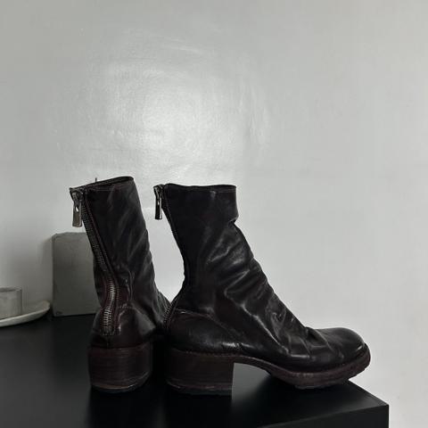 Guidi 788z Horseleather Burgundy Back Zip
