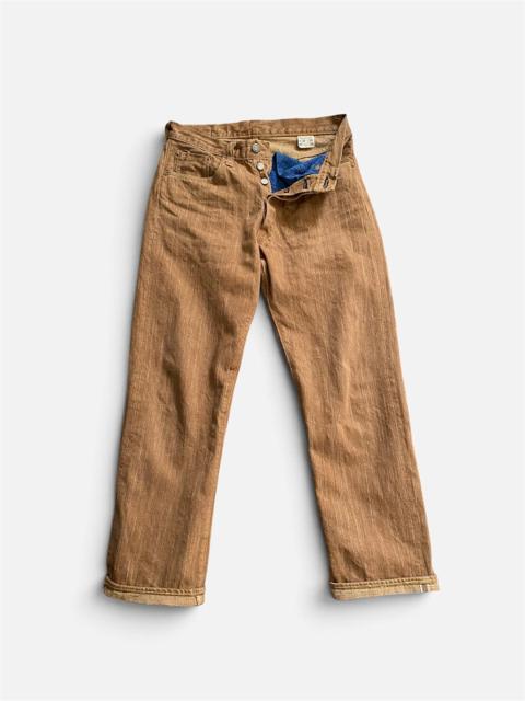 Sugar cane selvedge jeans special product Okinawa