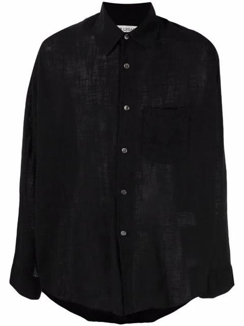 OUR LEGACY COCO Button Up Cotton Shirt
