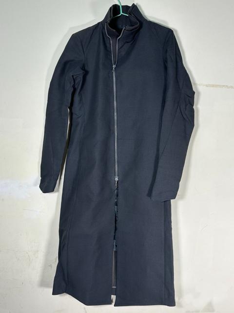 Devoa stand collar and washi paper coat