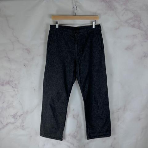 Black Straight Denim