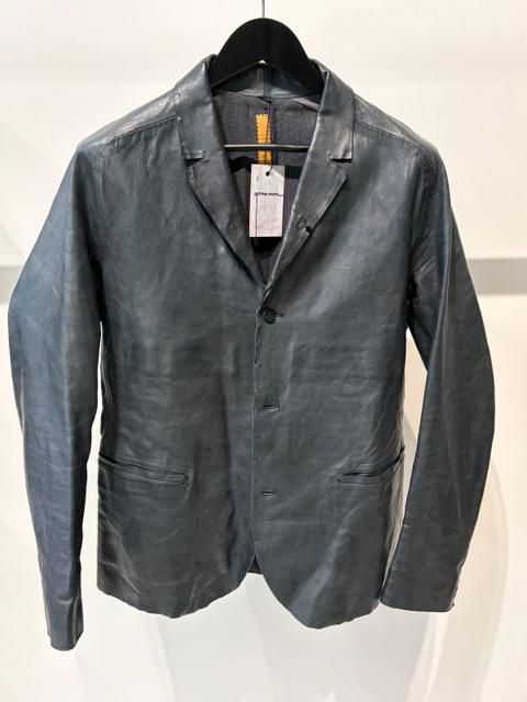Layer-0 Leather Blazer
