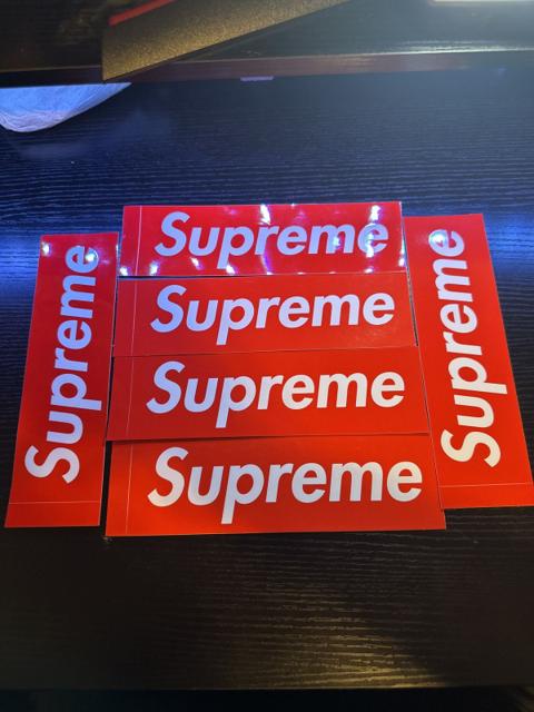Supreme Red BOGO Sticker
