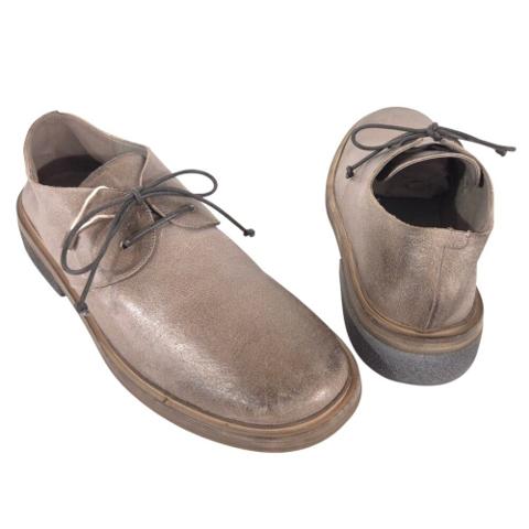 Marsell Distressed Metallic Leather Derbys US 10 EU 43 Mens
