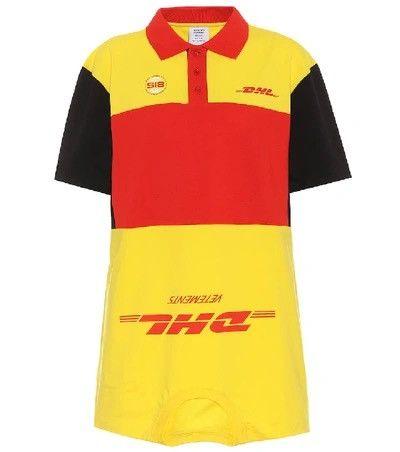 Vetements x DHL Polo Dress