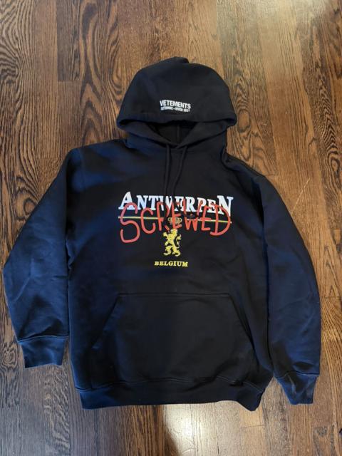 Vetements Antwerpen Screwed Hoodie