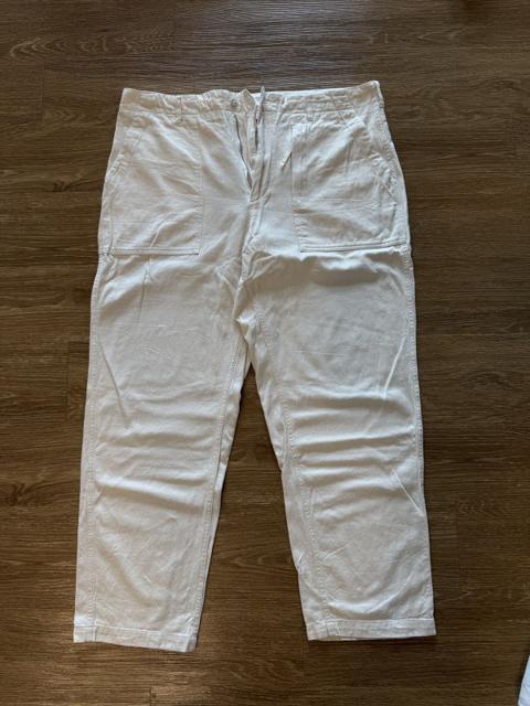 Engineered Garments Cream Fatigue pants