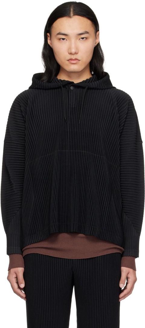 Homme Plisse Pleated Hoodie