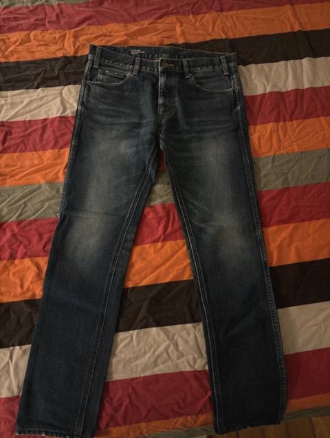 Celine Hedi Kurt Union Wash Denim Jeans