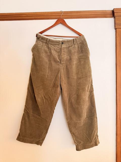 Corduroy Two Pleat Pant - Hemp Cotton